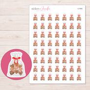 I-21892 planner sticker sheet with enlarged sticker detail