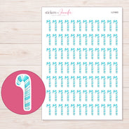 I-21893 planner sticker sheet with enlarged sticker detail