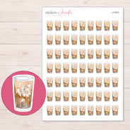 I-21910 planner sticker sheet with enlarged sticker detail