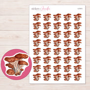 I-21911 planner sticker sheet with enlarged sticker detail