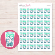 I-21916 planner sticker sheet with enlarged sticker detail