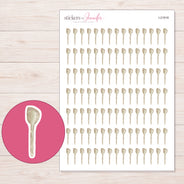 I-21918 planner sticker sheet with enlarged sticker detail