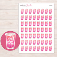 I-21919 planner sticker sheet with enlarged sticker detail