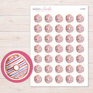 I-21920 planner sticker sheet with enlarged sticker detail