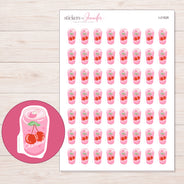 I-21928 planner sticker sheet with enlarged sticker detail