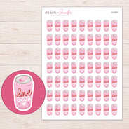 I-21931 planner sticker sheet with enlarged sticker detail