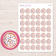 I-21935 planner sticker sheet with enlarged sticker detail