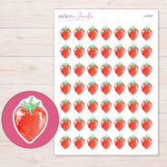 I-21937 planner sticker sheet with enlarged sticker detail