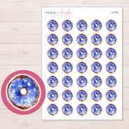 I-21938 planner sticker sheet with enlarged sticker detail