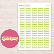I-21941 planner sticker sheet with enlarged sticker detail