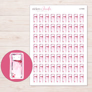I-21948 planner sticker sheet with enlarged sticker detail