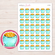 I-21954 planner sticker sheet with enlarged sticker detail