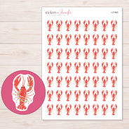 I-21965 planner sticker sheet with enlarged sticker detail