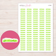 I-21966 planner sticker sheet with enlarged sticker detail