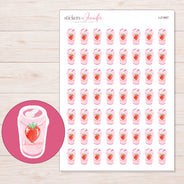 I-21967 planner sticker sheet with enlarged sticker detail