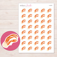 I-21977 planner sticker sheet with enlarged sticker detail
