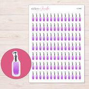 I-21982 planner sticker sheet with enlarged sticker detail