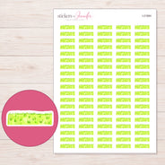 I-21984 planner sticker sheet with enlarged sticker detail