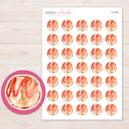 I-21994 planner sticker sheet with enlarged sticker detail