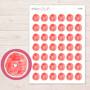I-22006 planner sticker sheet with enlarged sticker detail