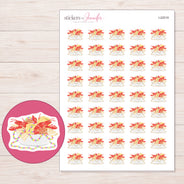 I-22019 planner sticker sheet with enlarged sticker detail