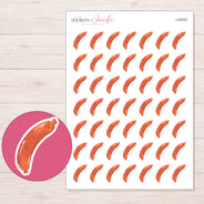I-22022 planner sticker sheet with enlarged sticker detail