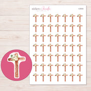 I-22032 planner sticker sheet with enlarged sticker detail