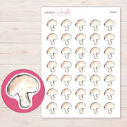 I-22046 planner sticker sheet with enlarged sticker detail