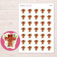 I-22050 planner sticker sheet with enlarged sticker detail