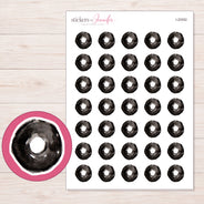 I-22052 planner sticker sheet with enlarged sticker detail
