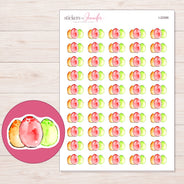 I-22066 planner sticker sheet with enlarged sticker detail