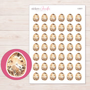 I-22077 planner sticker sheet with enlarged sticker detail