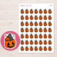 I-22087 planner sticker sheet with enlarged sticker detail