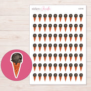 I-22105 planner sticker sheet with enlarged sticker detail