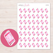 I-22106 planner sticker sheet with enlarged sticker detail