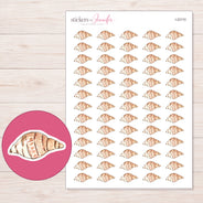 I-22110 planner sticker sheet with enlarged sticker detail