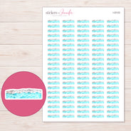 I-22122 planner sticker sheet with enlarged sticker detail