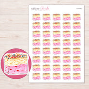 I-22126 planner sticker sheet with enlarged sticker detail