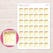 I-22130 planner sticker sheet with enlarged sticker detail