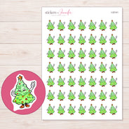 I-22141 planner sticker sheet with enlarged sticker detail