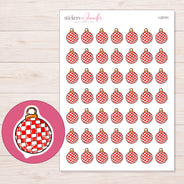 I-22151 planner sticker sheet with enlarged sticker detail