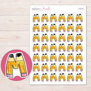 I-22152 planner sticker sheet with enlarged sticker detail