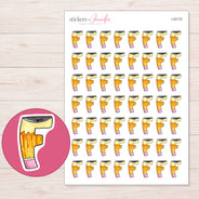 I-22172 planner sticker sheet with enlarged sticker detail