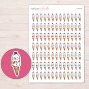 I-22173 planner sticker sheet with enlarged sticker detail