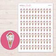 I-22175 planner sticker sheet with enlarged sticker detail