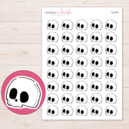 I-22180 planner sticker sheet with enlarged sticker detail