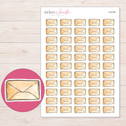 I-22182 planner sticker sheet with enlarged sticker detail