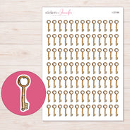 I-22186 planner sticker sheet with enlarged sticker detail