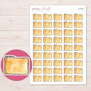 I-22196 planner sticker sheet with enlarged sticker detail