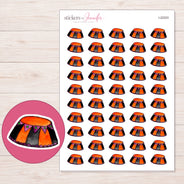 I-22203 planner sticker sheet with enlarged sticker detail